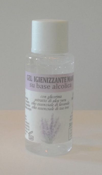 Gel igienizzante mani al lavanda