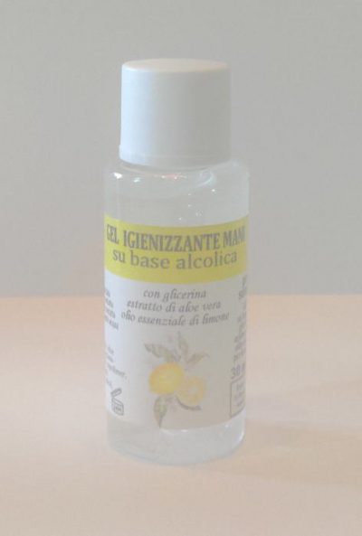 Gel igienizzante mani al limone
